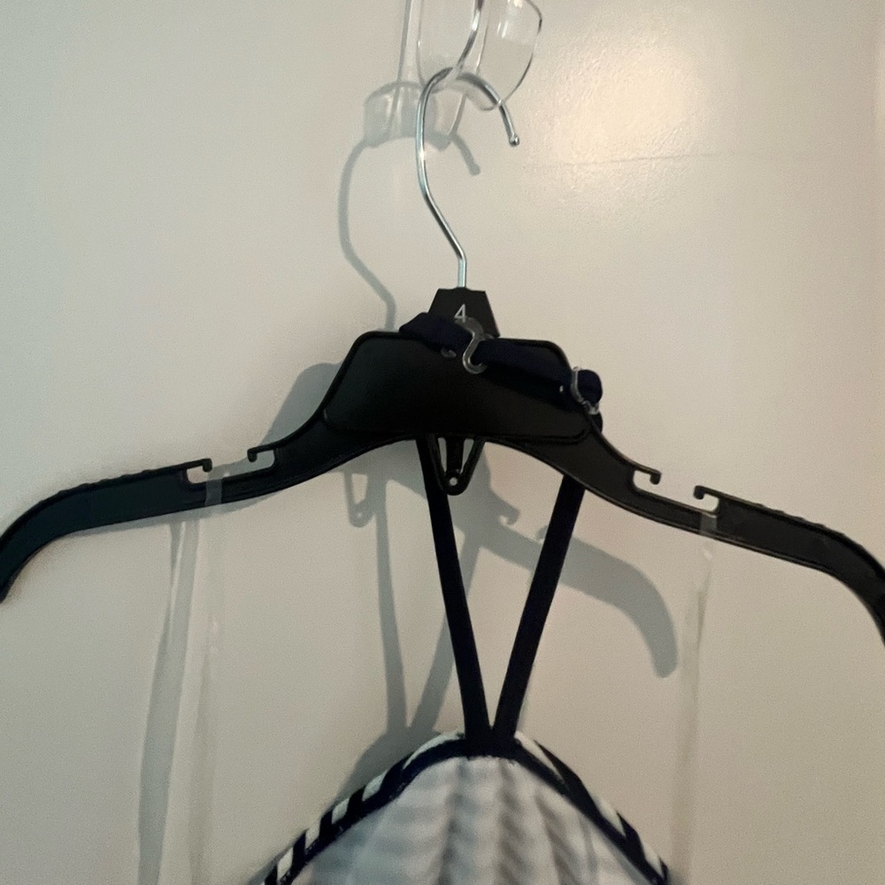 NWT Kate Mack Toddler Navy Stripes with Flowers One Piece Swimsuit, 4 - Picture 6 of 6